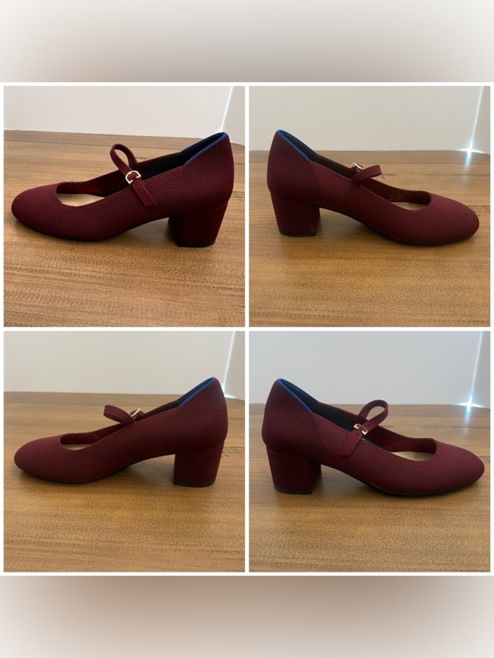 The Mary Jane Heel in Wine Red 8.5 - Picture 12 of 12